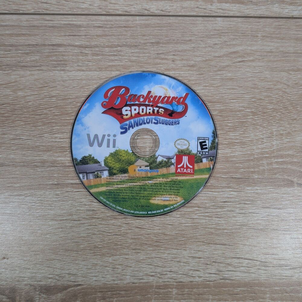 Backyard Sports: Sandlot Sluggers (Nintendo Wii) – Game Disc Only –